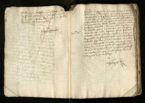Double page à transcrire